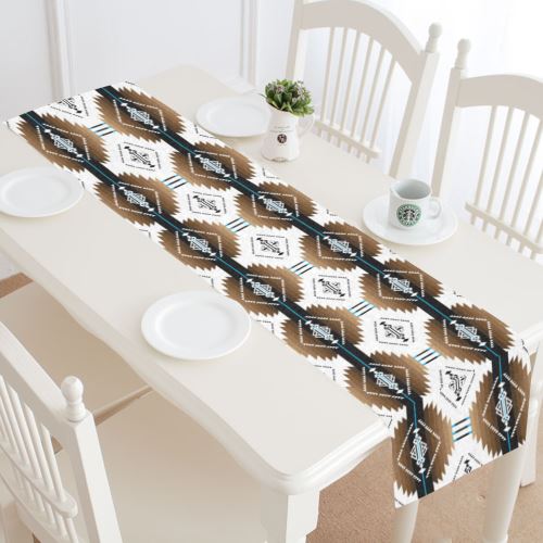Cofitichequi White Table Runner 16x72 inch Table Runner 16x72 inch e-joyer