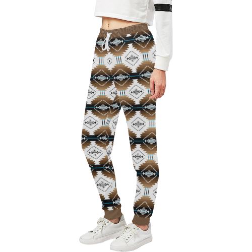 Cofitichequi White Women's All Over Print Sweatpants (Model L11) Women's All Over Print Sweatpants (L11) e-joyer