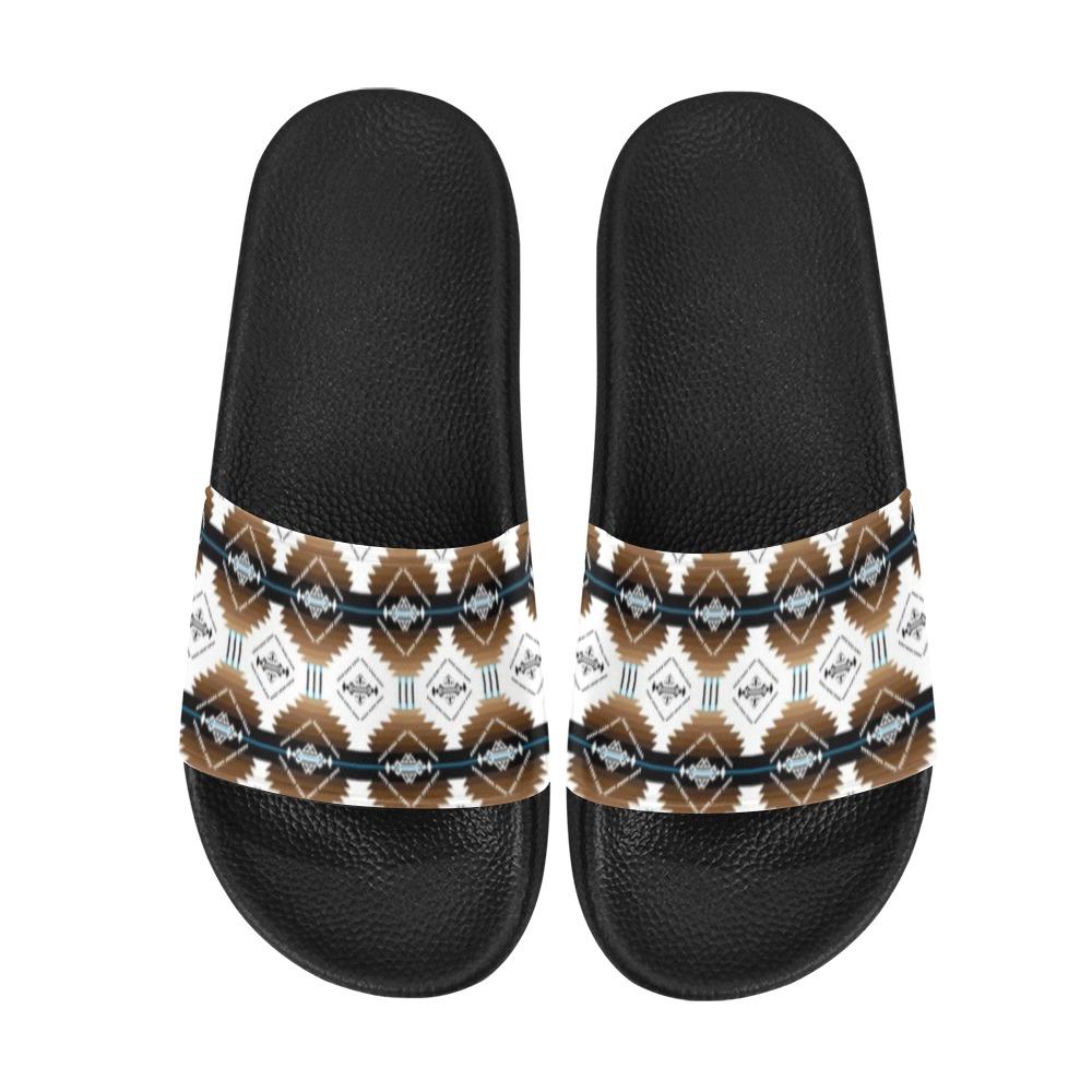 Cofitichequi White Women's Slide Sandals (Model 057) Women's Slide Sandals (057) e-joyer