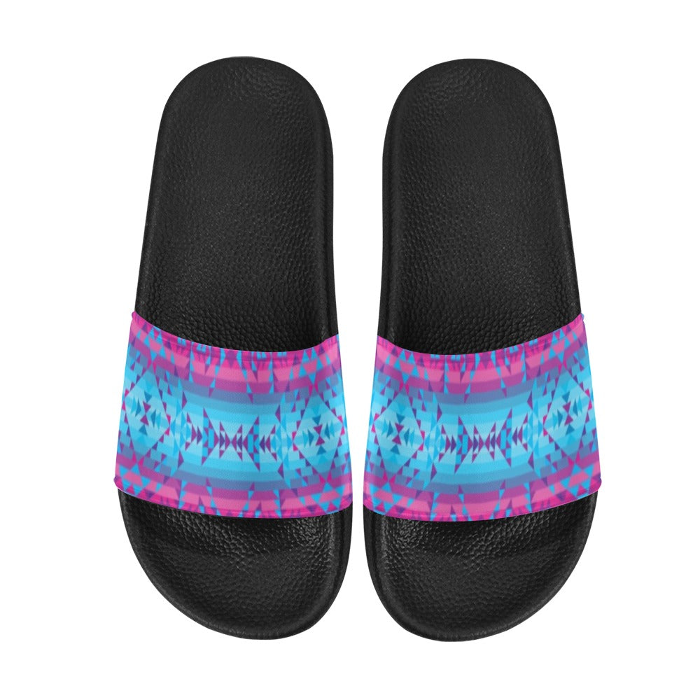 Cool Frost Women's Slide Sandals (Model 057) sandals e-joyer