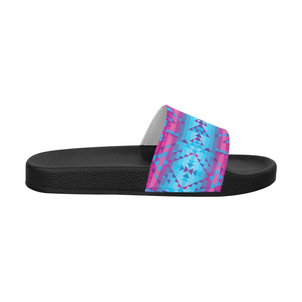 Cool Frost Women's Slide Sandals (Model 057) sandals e-joyer