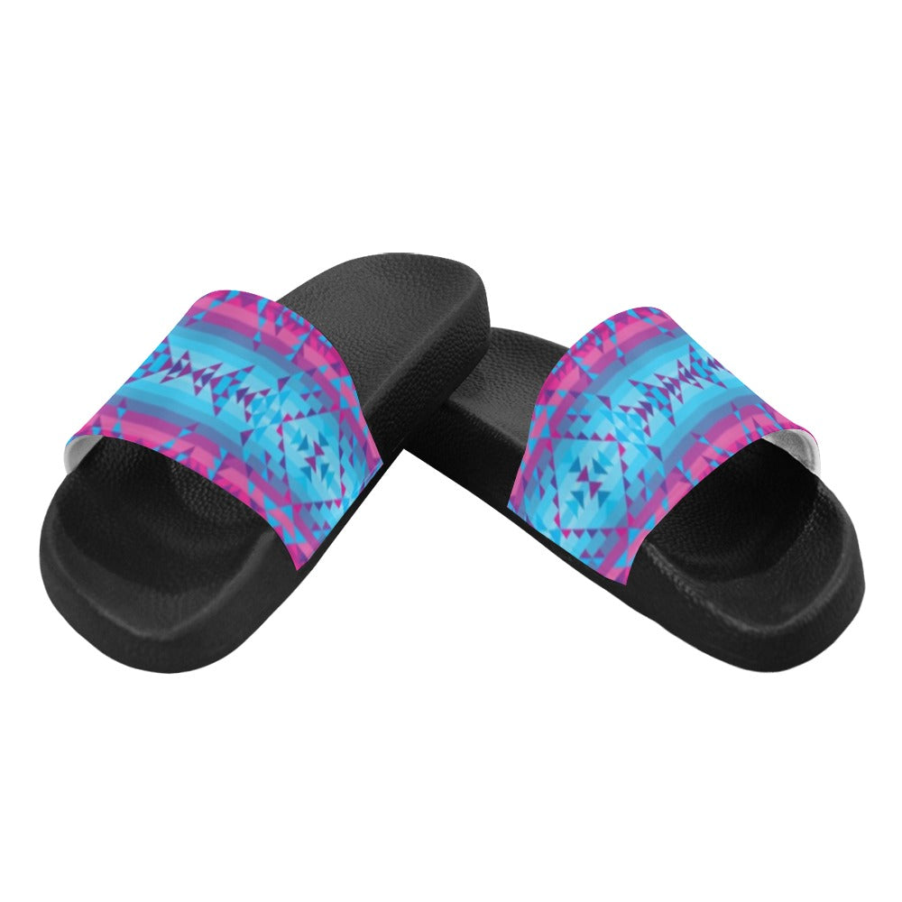Cool Frost Women's Slide Sandals (Model 057) sandals e-joyer