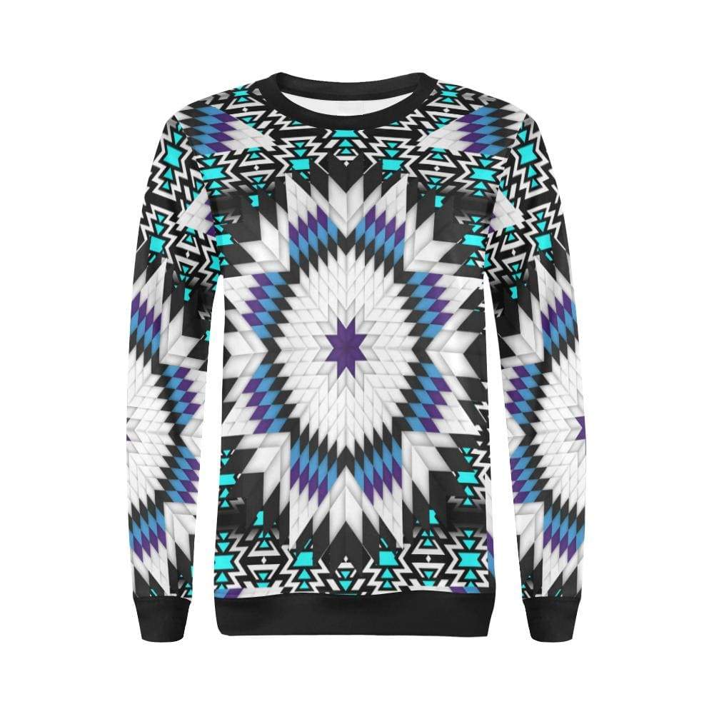 Cool Sky Star All Over Print Crewneck Sweatshirt for Women (Model H18) Crewneck Sweatshirt for Women (H18) e-joyer