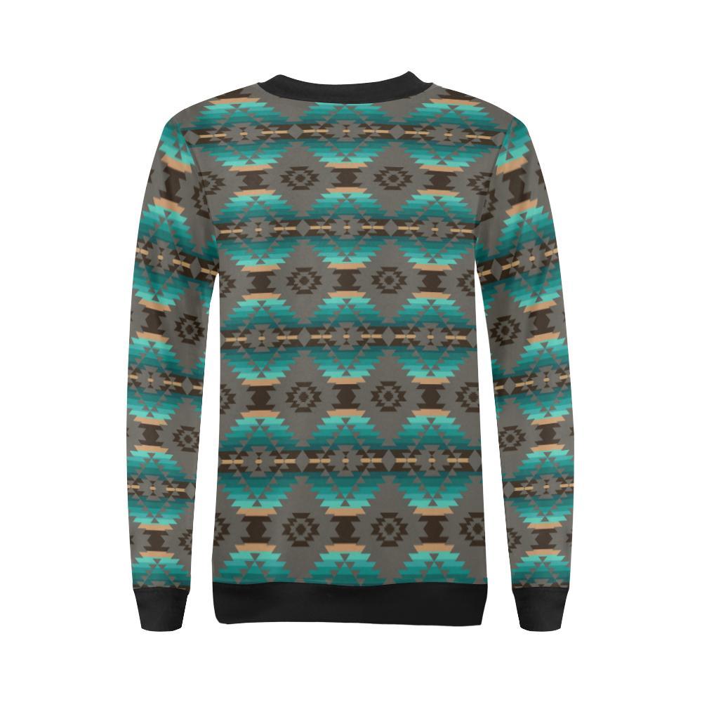 Cree Confederacy All Over Print Crewneck Sweatshirt for Women (Model H18) Crewneck Sweatshirt for Women (H18) e-joyer