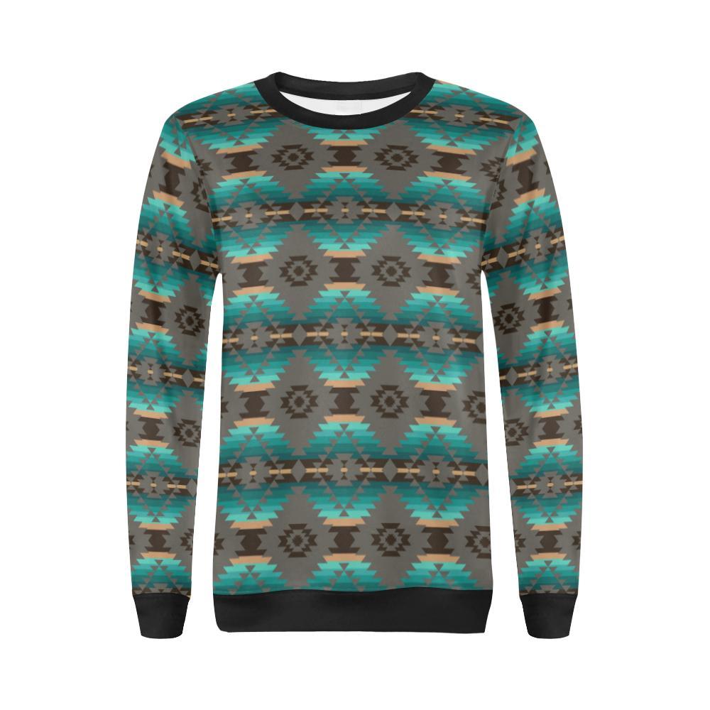 Cree Confederacy All Over Print Crewneck Sweatshirt for Women (Model H18) Crewneck Sweatshirt for Women (H18) e-joyer