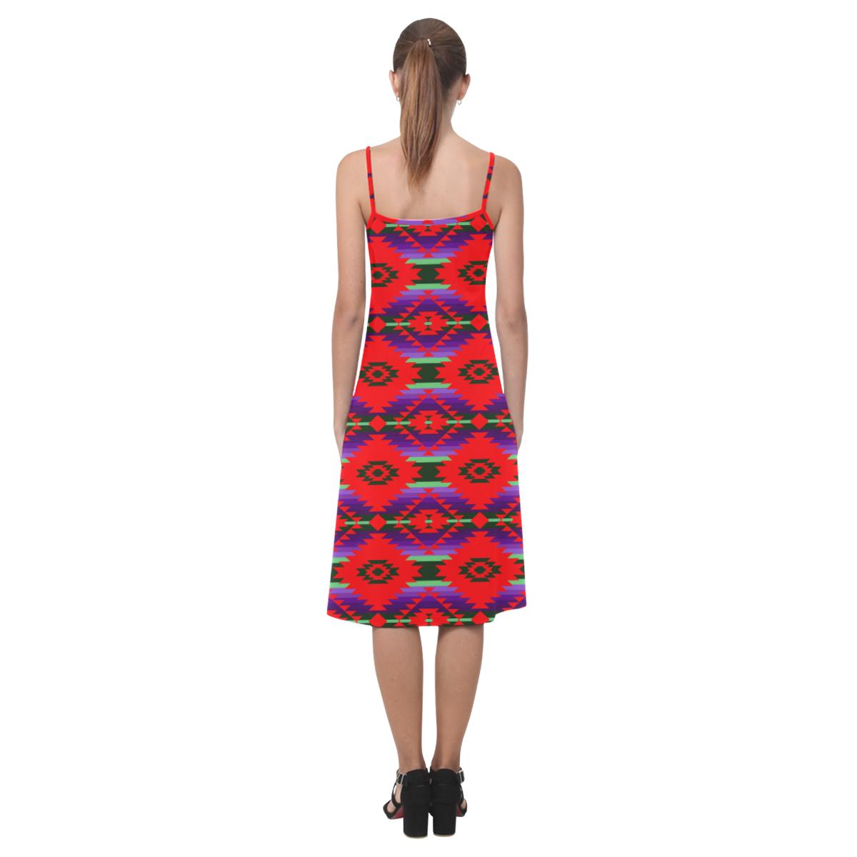 Cree Confederacy Chicken Dance Alcestis Slip Dress (Model D05) Alcestis Slip Dress (D05) e-joyer