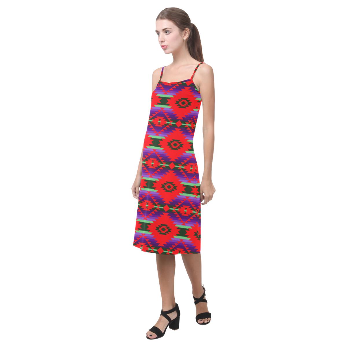 Cree Confederacy Chicken Dance Alcestis Slip Dress (Model D05) Alcestis Slip Dress (D05) e-joyer