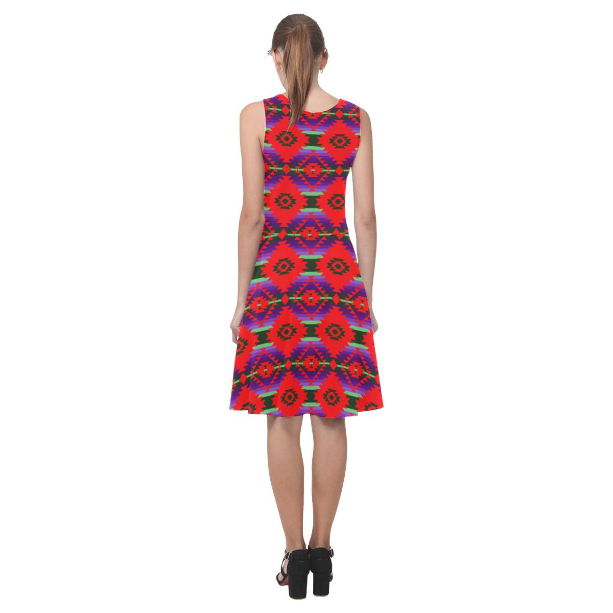 Cree Confederacy Chicken Dance Atalanta Casual Sundress(Model D04) Atalanta Sundress (D04) e-joyer