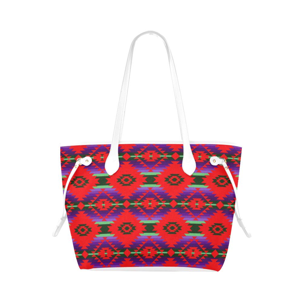Cree Confederacy Chicken Dance Clover Canvas Tote Bag (Model 1661) Clover Canvas Tote Bag (1661) e-joyer
