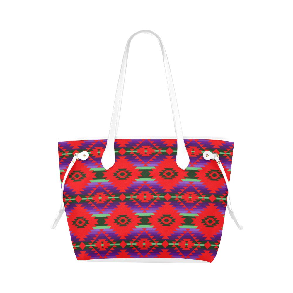 Cree Confederacy Chicken Dance Clover Canvas Tote Bag (Model 1661) Clover Canvas Tote Bag (1661) e-joyer