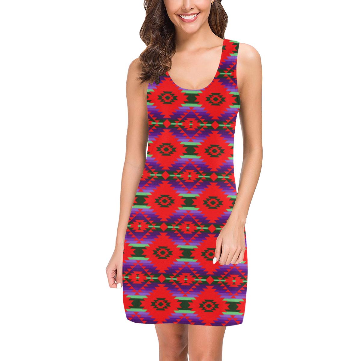 Cree Confederacy Chicken Dance IkstsÃmiwa Vest Dress (Model D06) Medea Vest Dress (D06) e-joyer