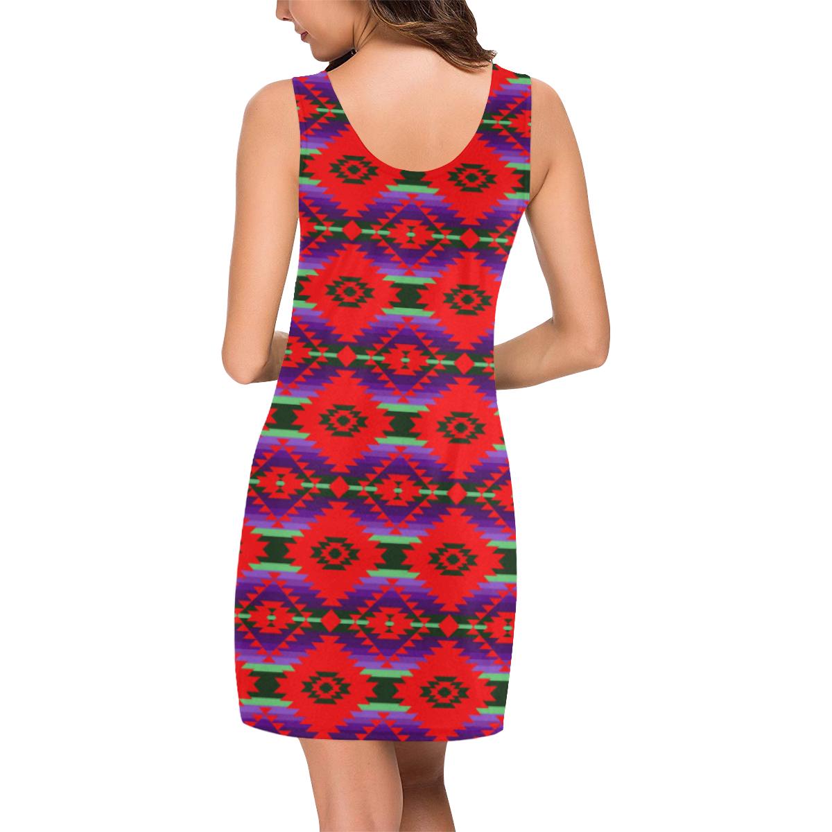 Cree Confederacy Chicken Dance IkstsÃmiwa Vest Dress (Model D06) Medea Vest Dress (D06) e-joyer