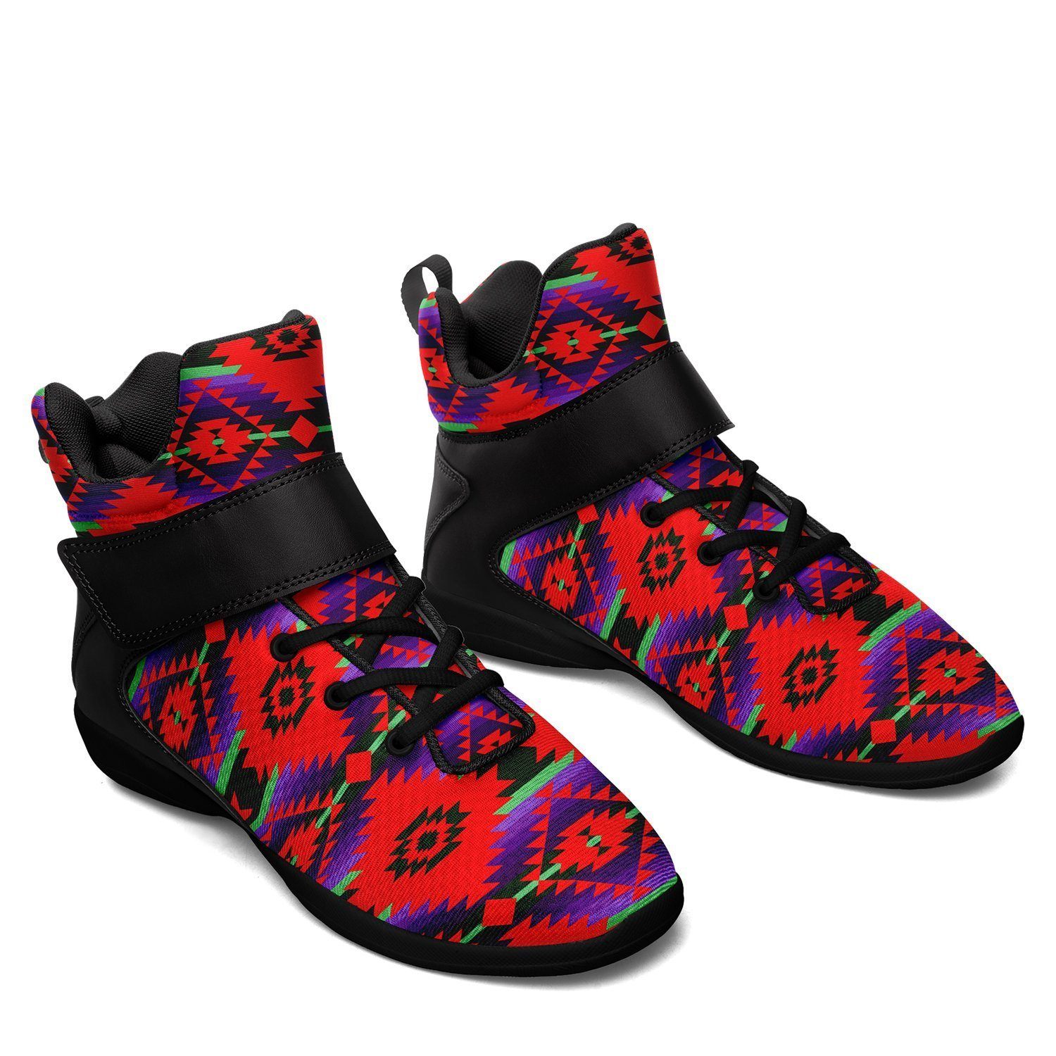 Cree Confederacy Chicken Dance Ipottaa Basketball / Sport High Top Shoes - Black Sole 49 Dzine