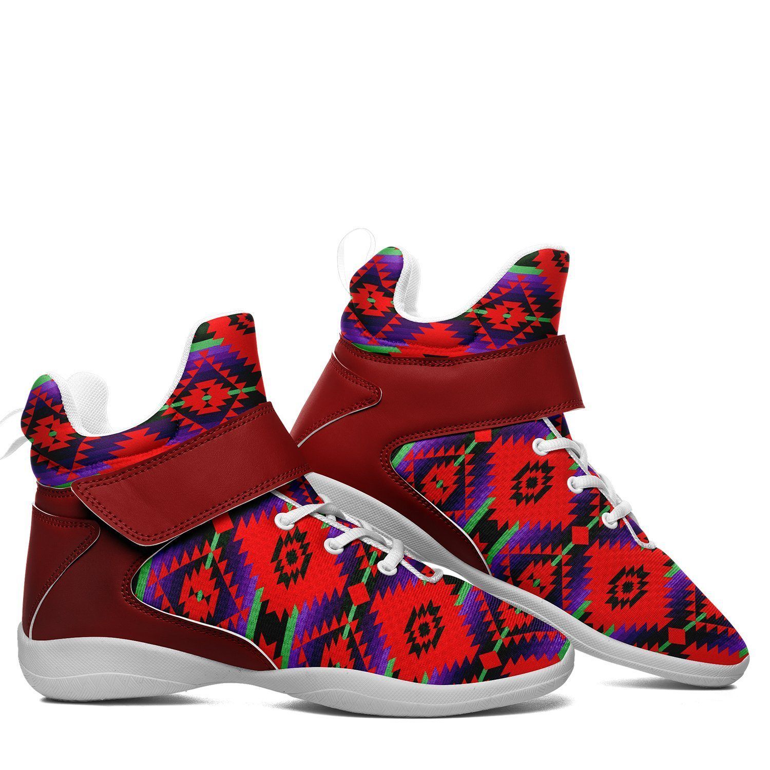 Cree Confederacy Chicken Dance Ipottaa Basketball / Sport High Top Shoes - White Sole 49 Dzine