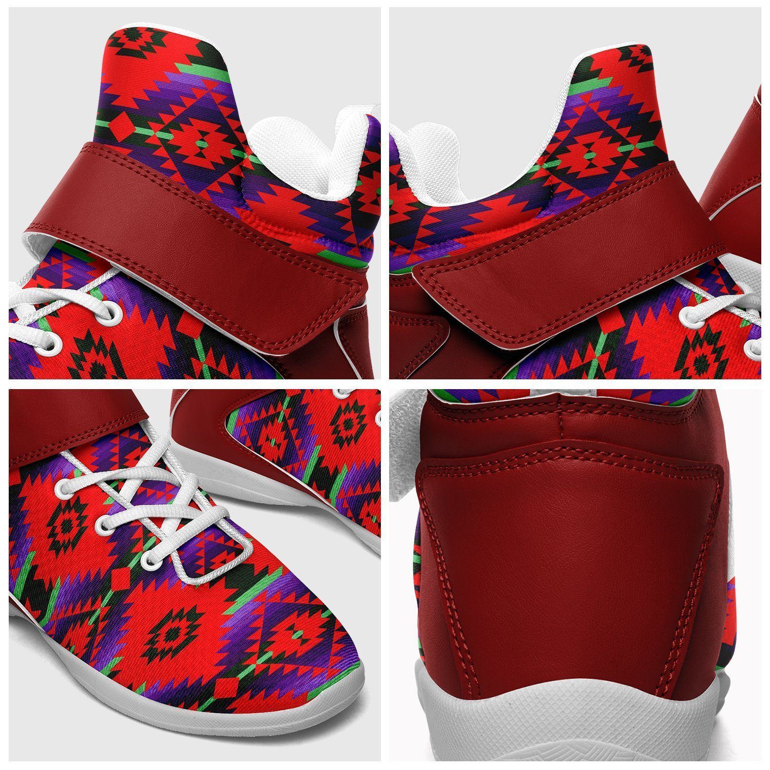 Cree Confederacy Chicken Dance Ipottaa Basketball / Sport High Top Shoes - White Sole 49 Dzine
