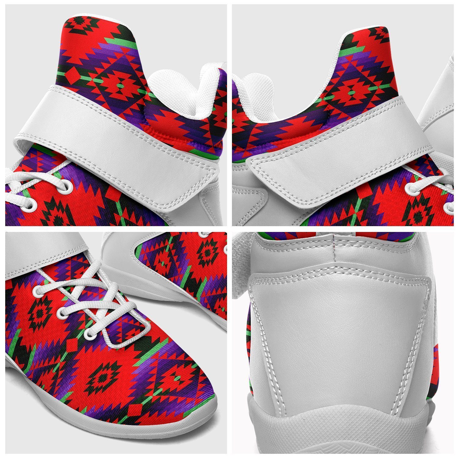 Cree Confederacy Chicken Dance Ipottaa Basketball / Sport High Top Shoes - White Sole 49 Dzine