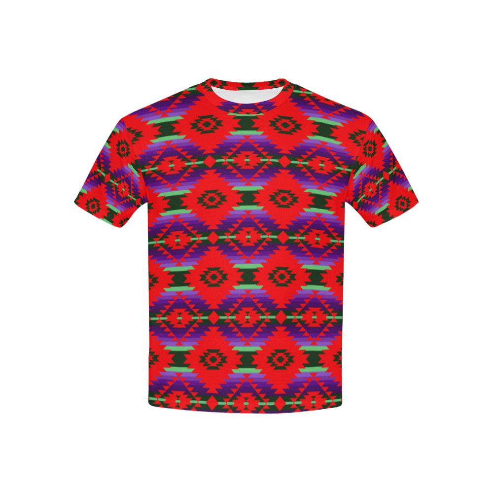 Cree Confederacy Chicken Dance Kids' All Over Print T-shirt (USA Size) (Model T40) All Over Print T-shirt for Kid (T40) e-joyer