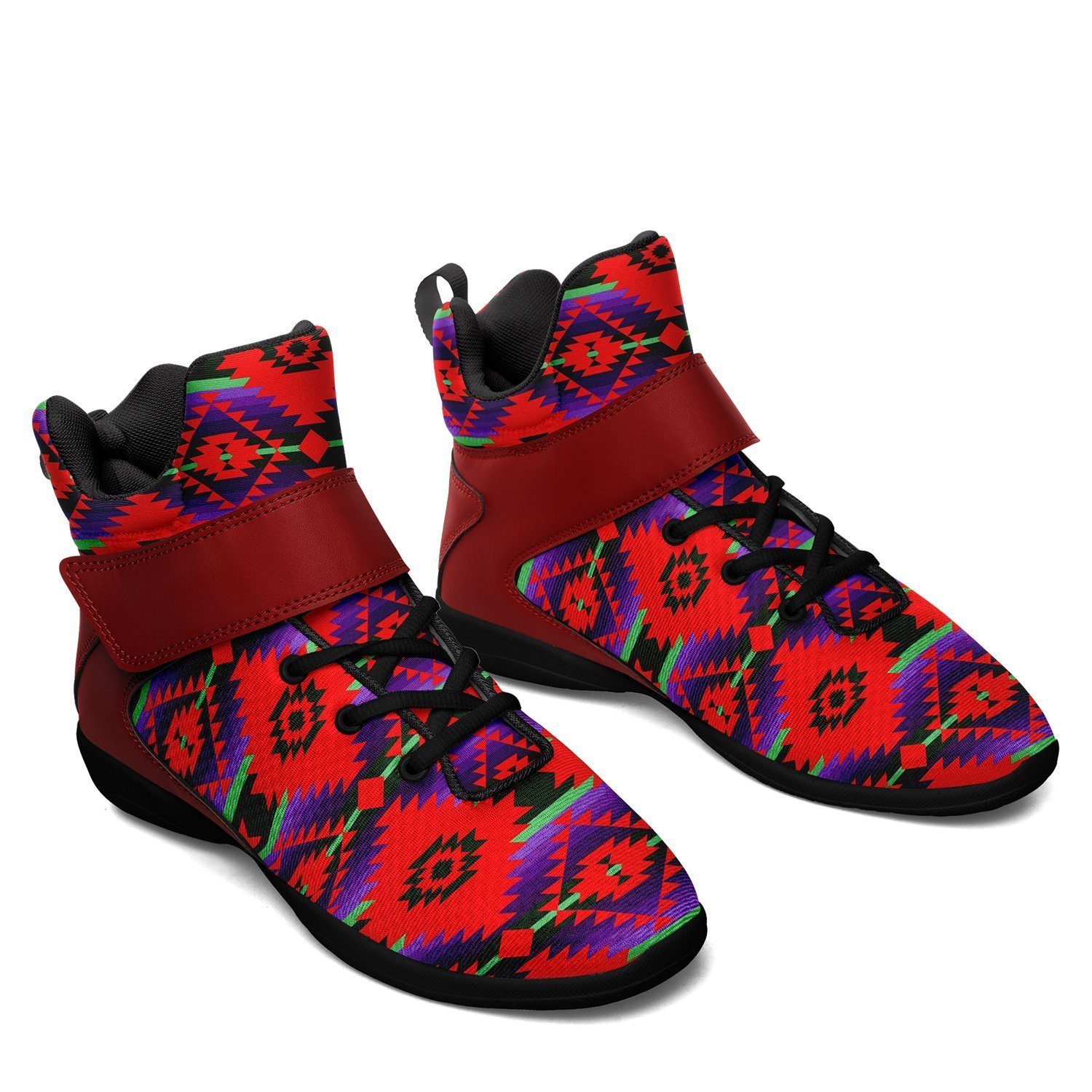 Cree Confederacy Chicken Dance Kid's Ipottaa Basketball / Sport High Top Shoes 49 Dzine
