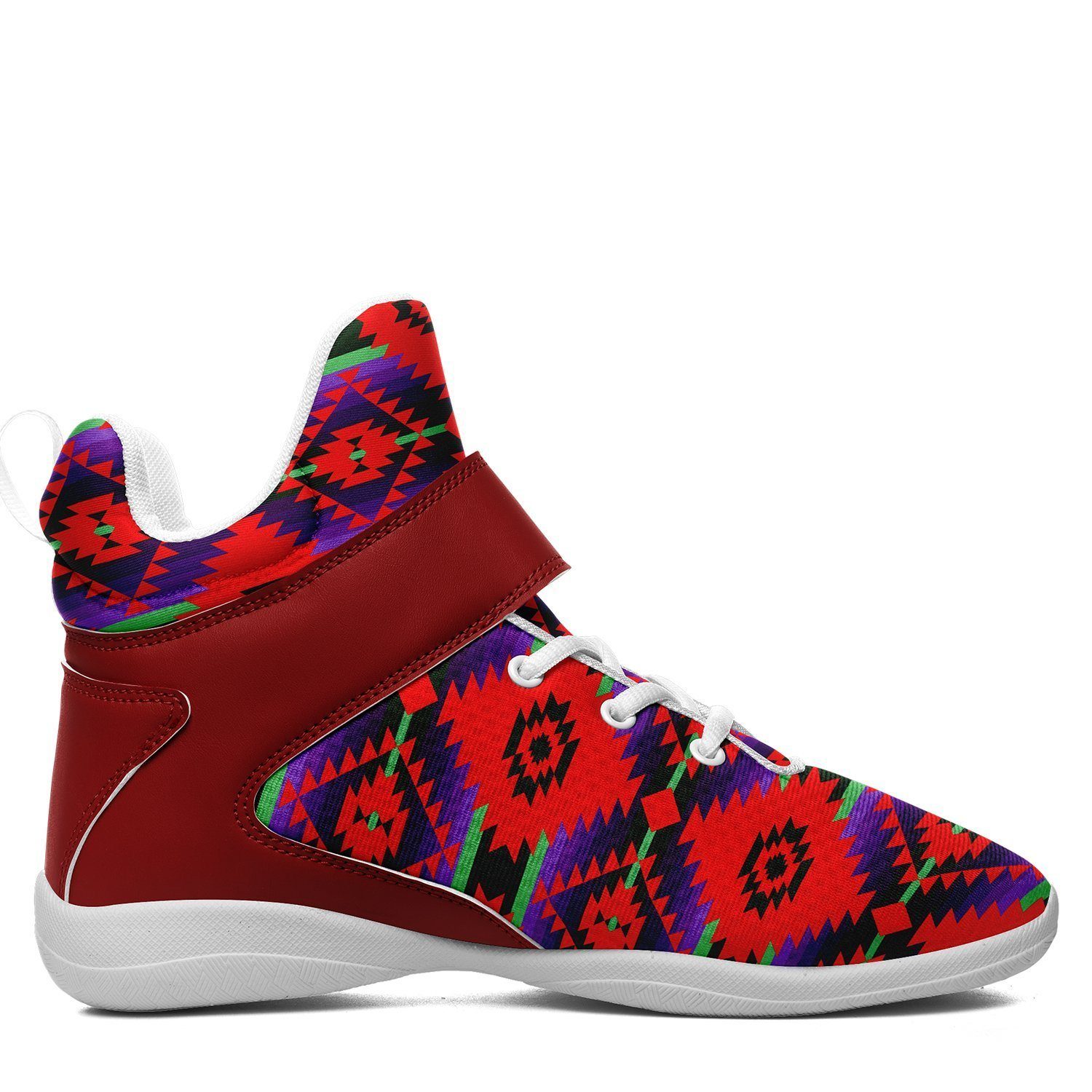Cree Confederacy Chicken Dance Kid's Ipottaa Basketball / Sport High Top Shoes 49 Dzine