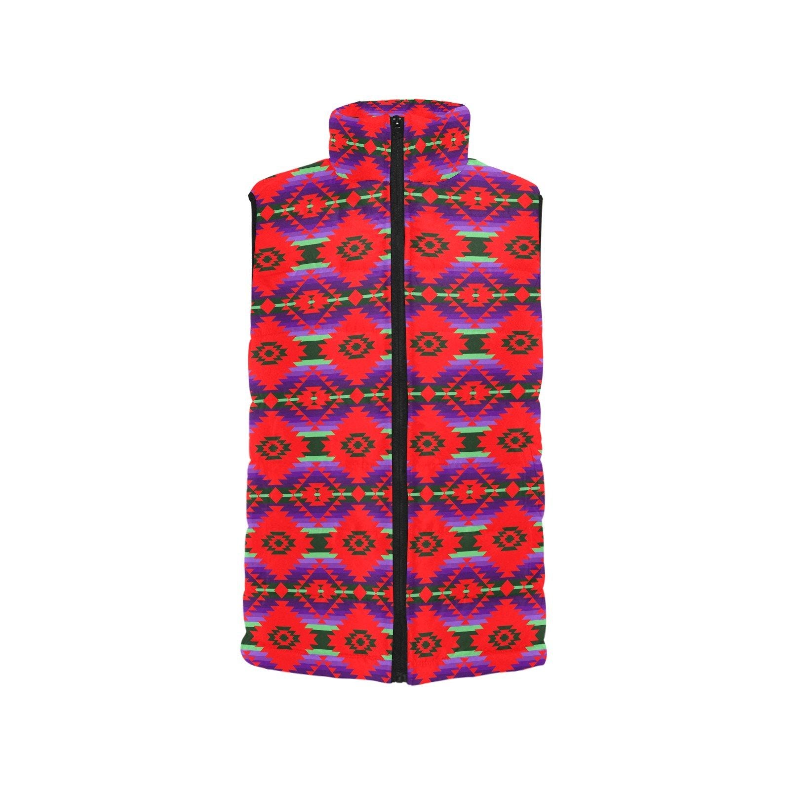 Cree Confederacy Chicken Dance Men's Padded Vest Jacket (Model H44) Men's Padded Vest Jacket (H44) e-joyer
