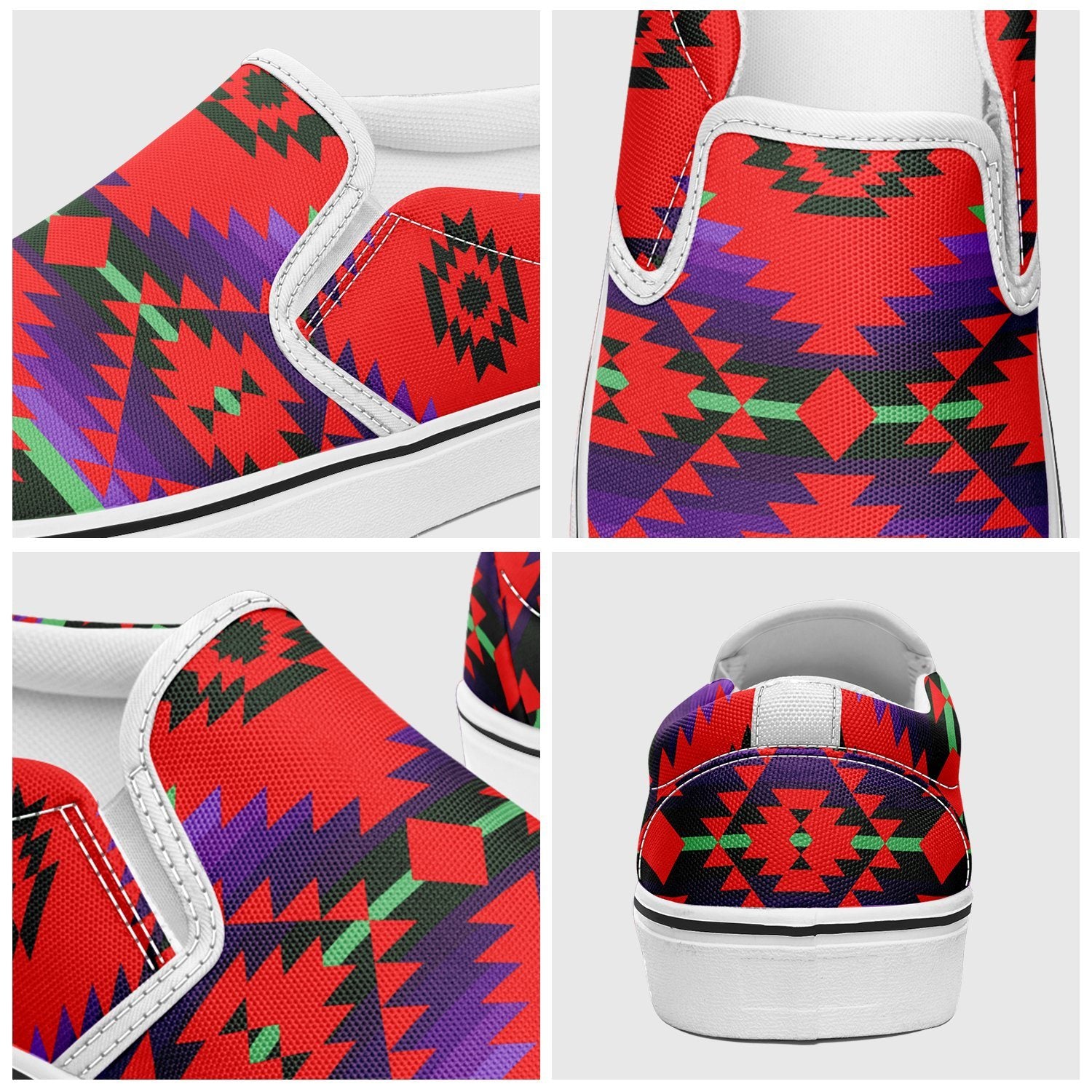 Cree Confederacy Chicken Dance Otoyimm Canvas Slip On Shoes 49 Dzine