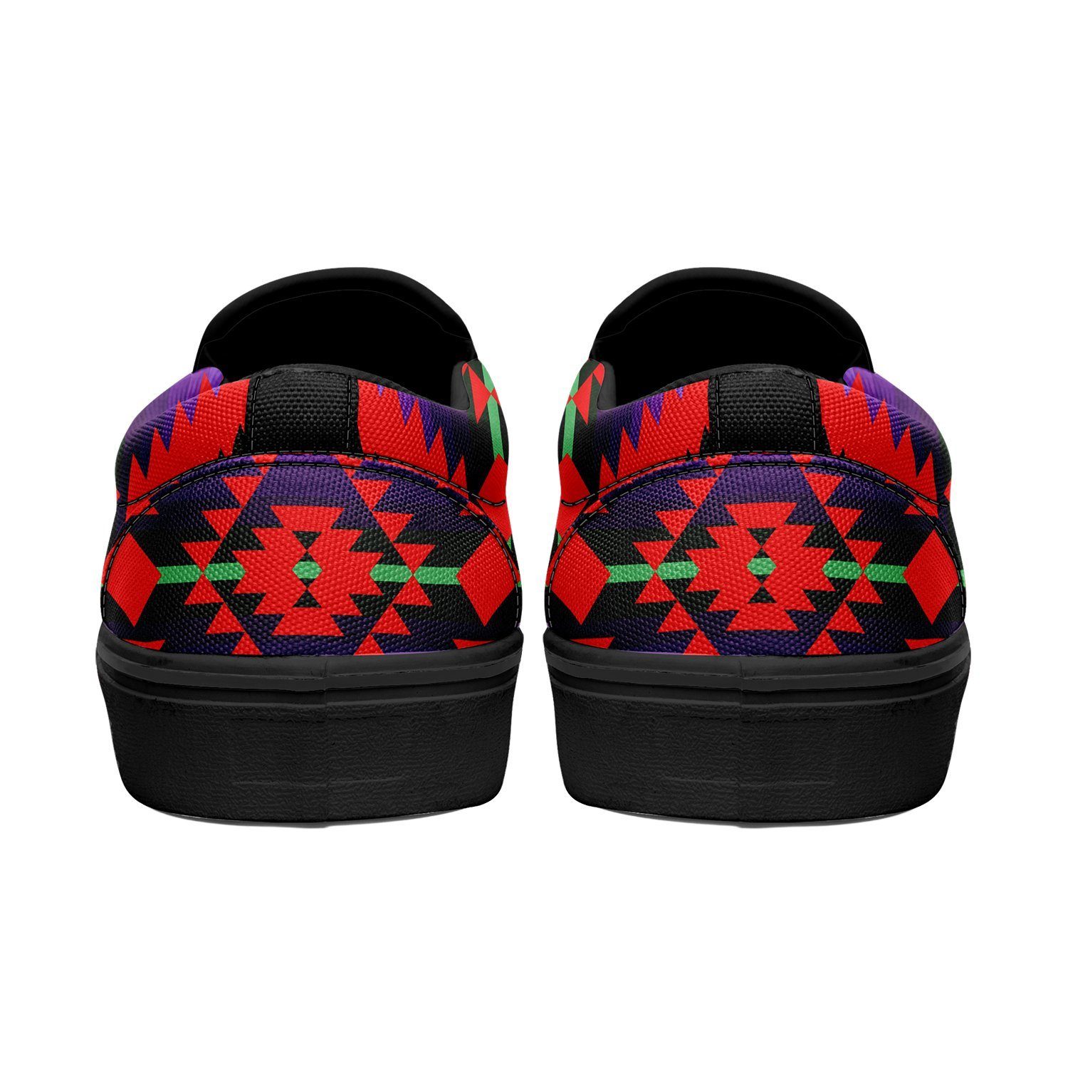 Cree Confederacy Chicken Dance Otoyimm Kid's Canvas Slip On Shoes 49 Dzine