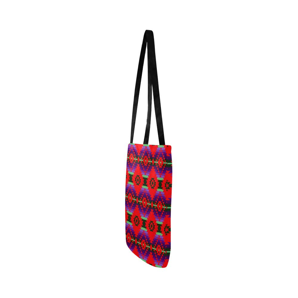 Cree Confederacy Chicken Dance Reusable Shopping Bag Model 1660 (Two sides) Shopping Tote Bag (1660) e-joyer