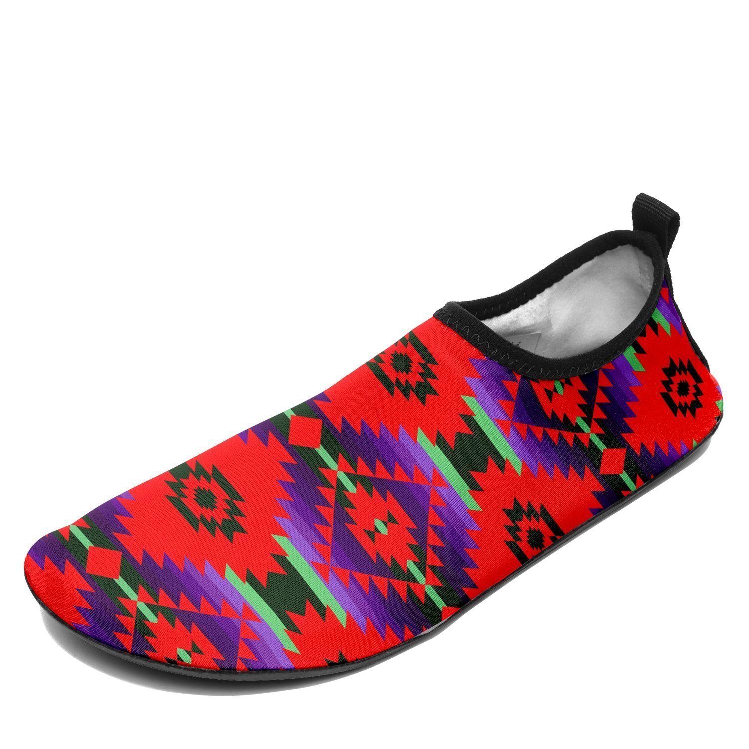 Cree Confederacy Chicken Dance Sockamoccs Kid's Slip On Shoes 49 Dzine