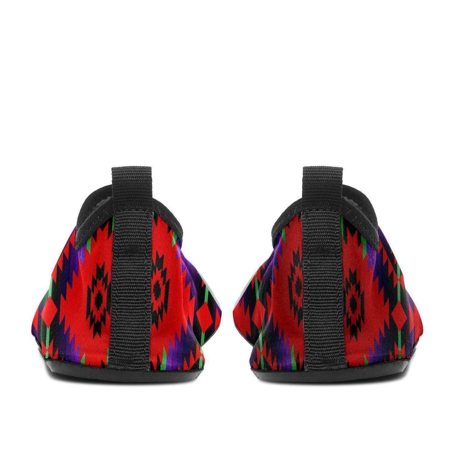 Cree Confederacy Chicken Dance Sockamoccs Kid's Slip On Shoes 49 Dzine