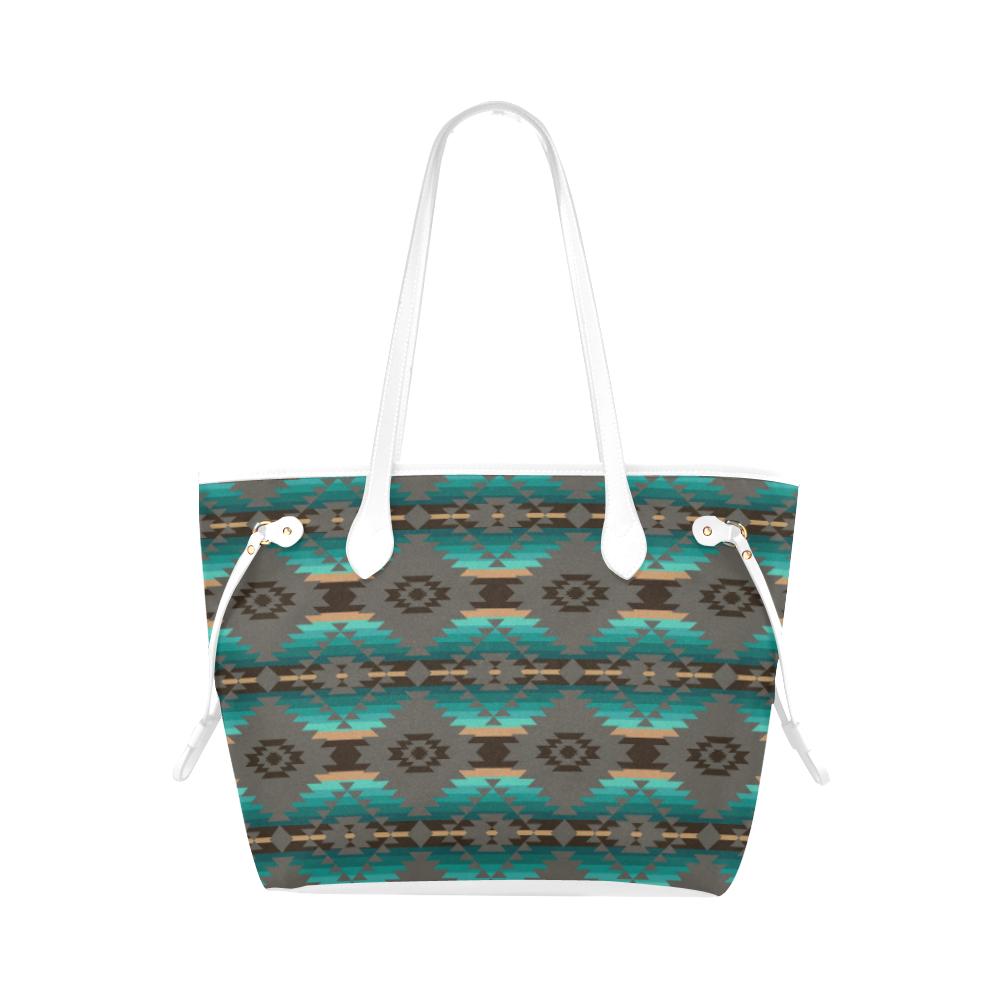 Cree Confederacy Clover Canvas Tote Bag (Model 1661) Clover Canvas Tote Bag (1661) e-joyer
