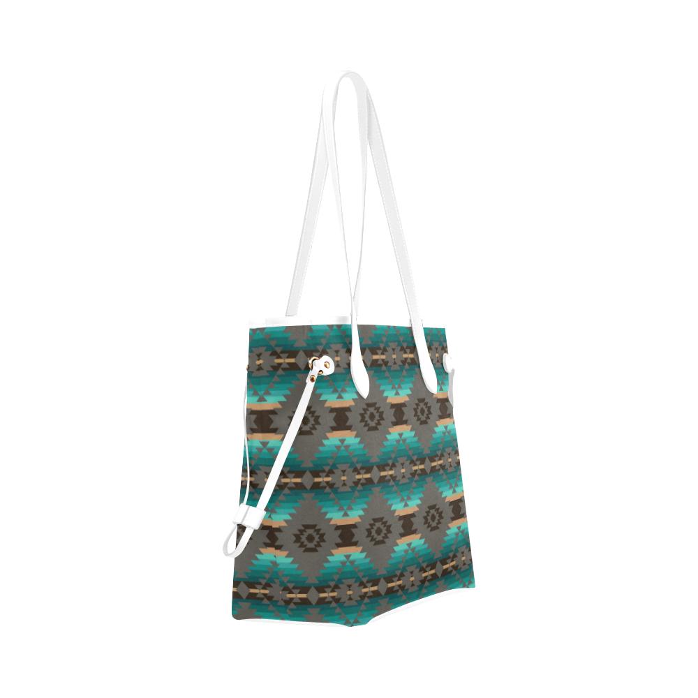 Cree Confederacy Clover Canvas Tote Bag (Model 1661) Clover Canvas Tote Bag (1661) e-joyer