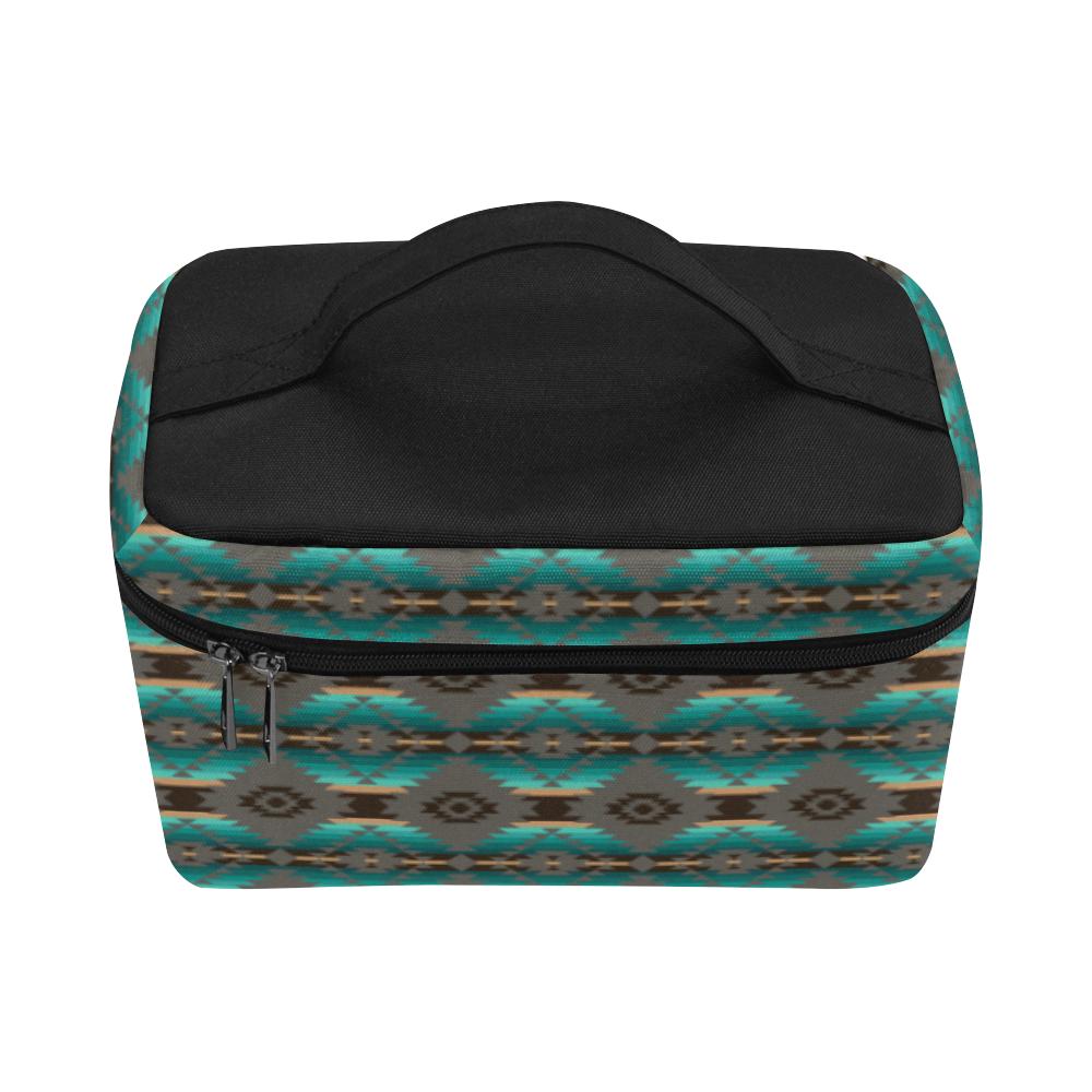 Cree Confederacy Cosmetic Bag/Large (Model 1658) Cosmetic Bag e-joyer