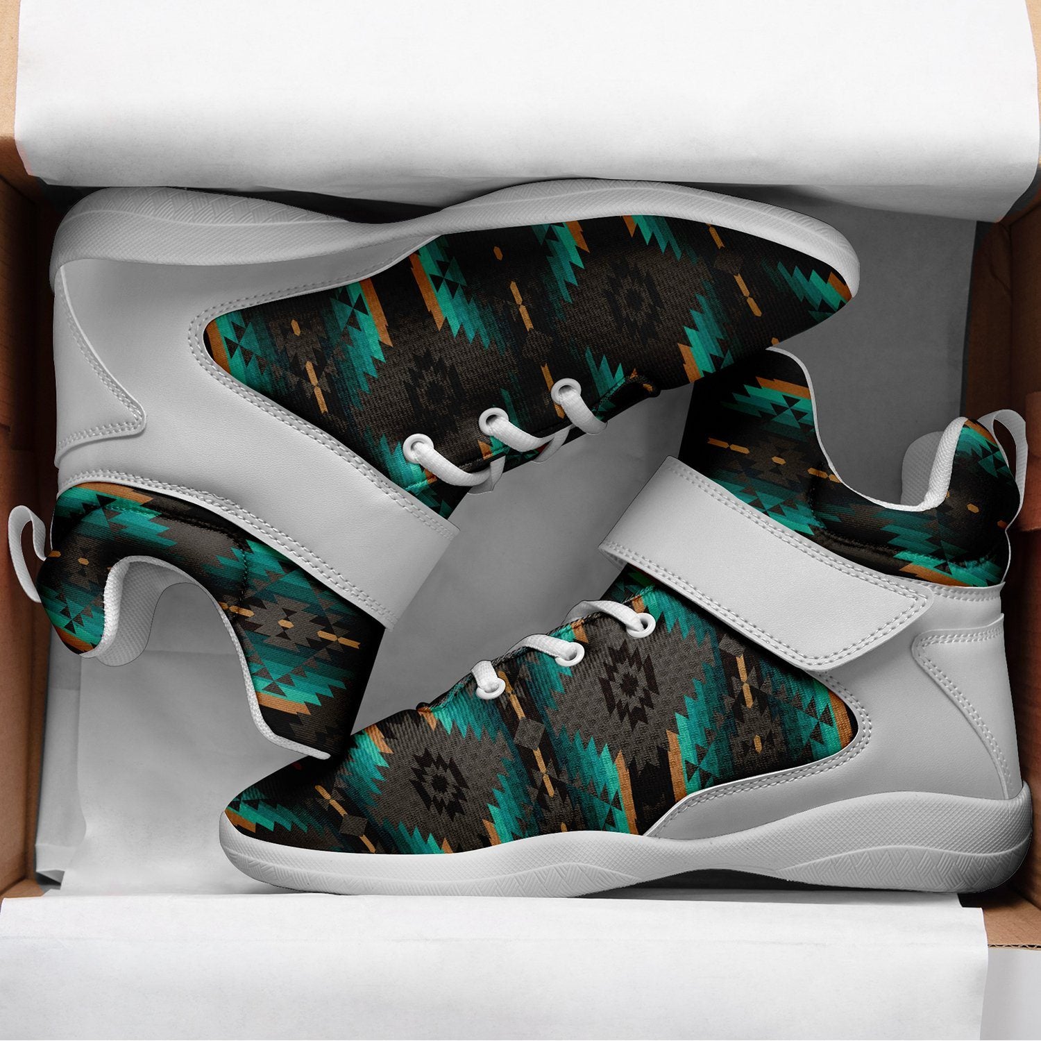 Cree Confederacy Ipottaa Basketball / Sport High Top Shoes 49 Dzine