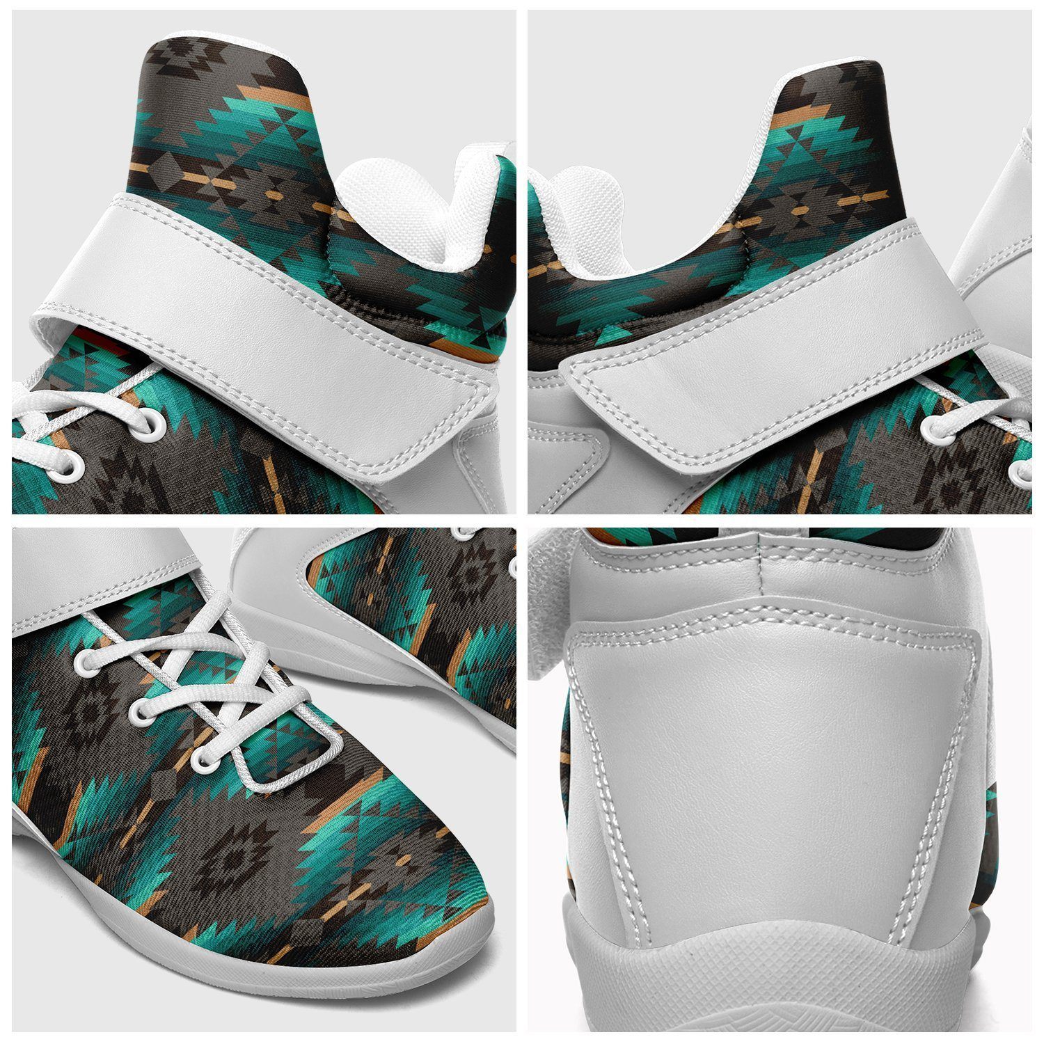 Cree Confederacy Kid's Ipottaa Basketball / Sport High Top Shoes 49 Dzine