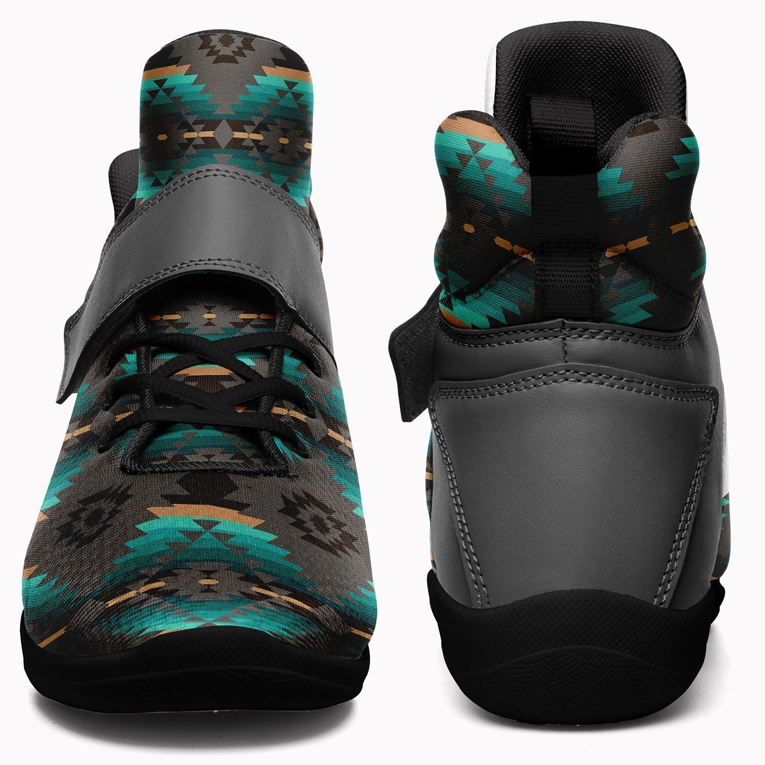 Cree Confederacy Kid's Ipottaa Basketball / Sport High Top Shoes 49 Dzine