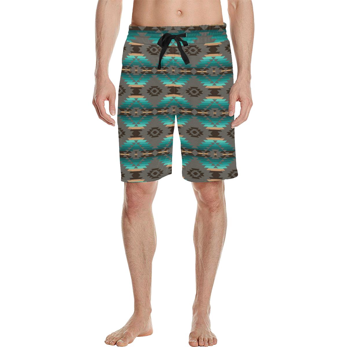 Cree Confederacy Men's All Over Print Casual Shorts (Model L23) Men's Casual Shorts (L23) e-joyer