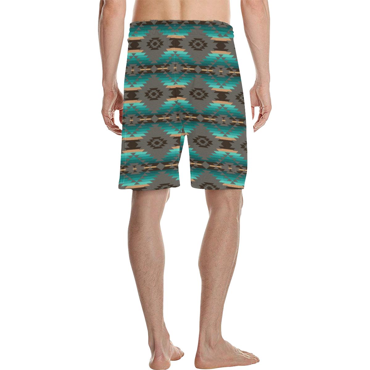 Cree Confederacy Men's All Over Print Casual Shorts (Model L23) Men's Casual Shorts (L23) e-joyer
