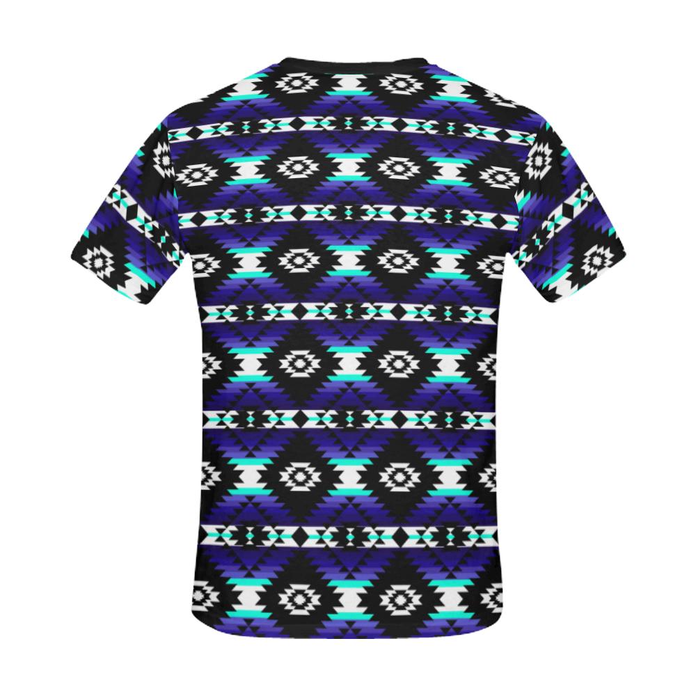 Cree Confederacy Midnight All Over Print T-Shirt for Men/Large Size (USA Size) Model T40) All Over Print T-Shirt for Men/Large (T40) e-joyer