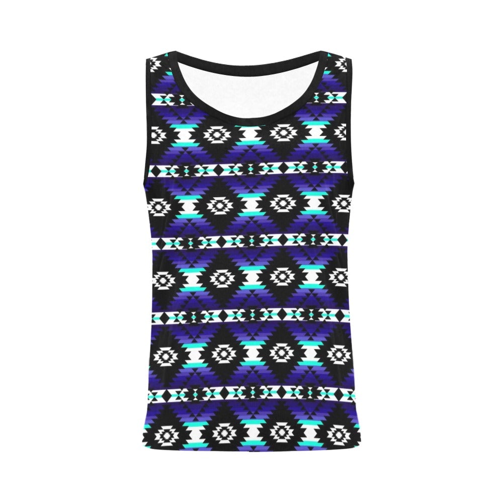 Cree Confederacy Midnight All Over Print Tank Top for Women (Model T43) All Over Print Tank Top for Women (T43) e-joyer