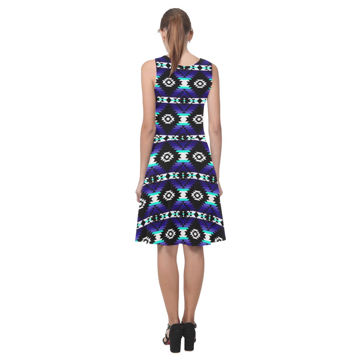 Cree Confederacy Midnight Atalanta Casual Sundress(Model D04) Atalanta Sundress (D04) e-joyer