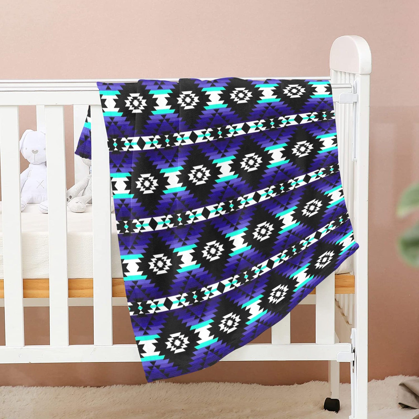 Cree Confederacy Midnight Baby Blanket 30"x40" Baby Blanket 30"x40" e-joyer