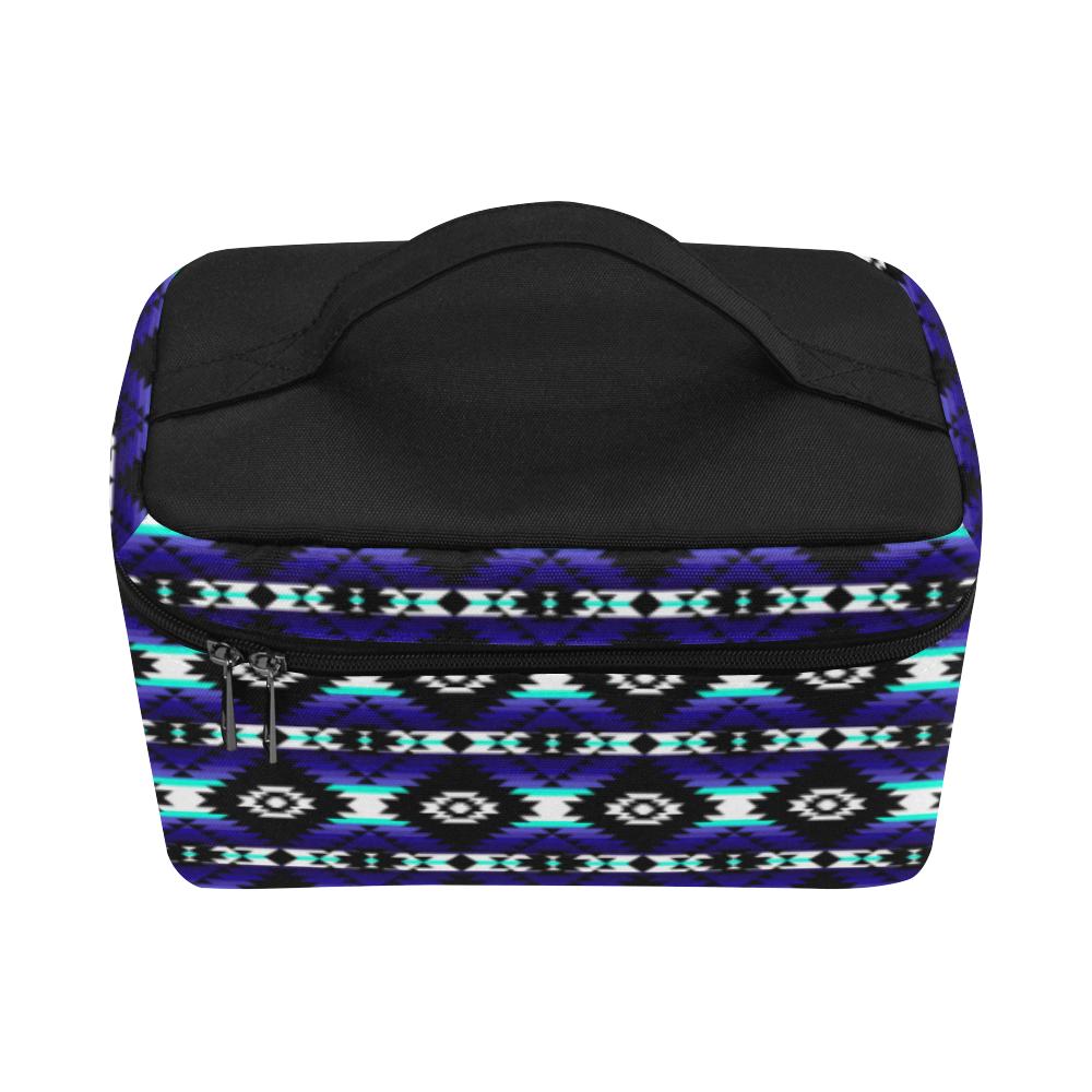 Cree Confederacy Midnight Cosmetic Bag/Large (Model 1658) Cosmetic Bag e-joyer
