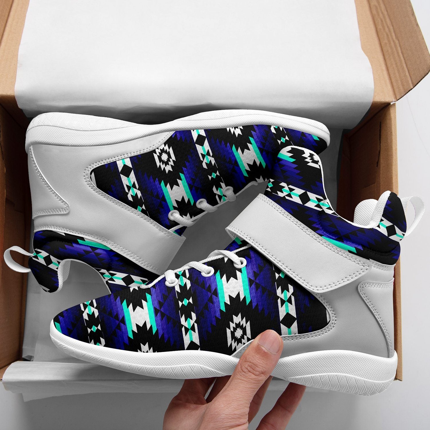 Cree Confederacy Midnight Ipottaa Basketball / Sport High Top Shoes 49 Dzine