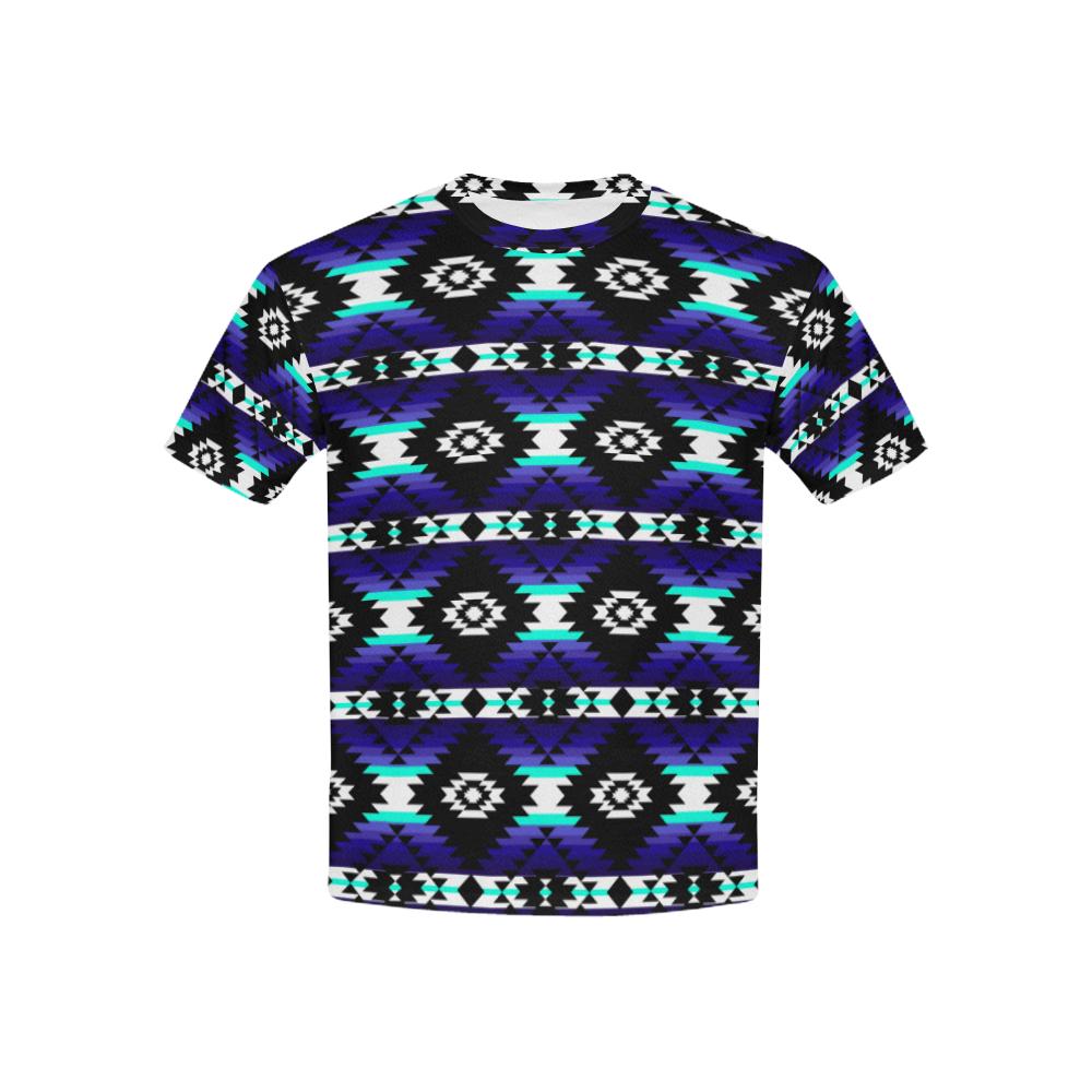 Cree Confederacy Midnight Kids' All Over Print T-shirt (USA Size) (Model T40) All Over Print T-shirt for Kid (T40) e-joyer