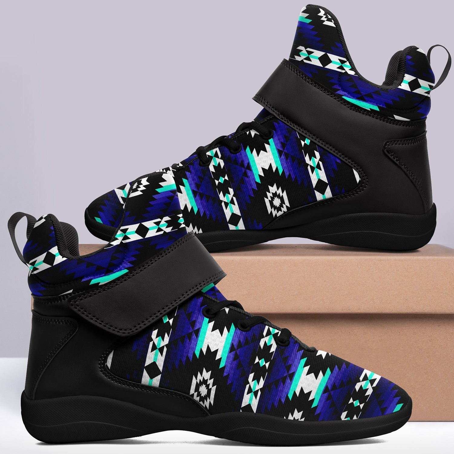 Cree Confederacy Midnight Kid's Ipottaa Basketball / Sport High Top Shoes 49 Dzine