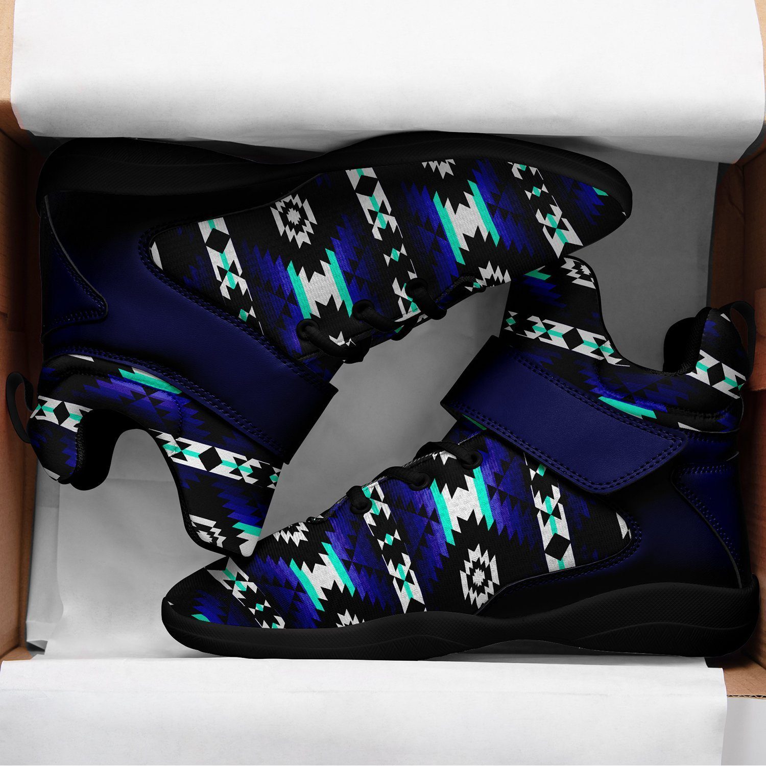 Cree Confederacy Midnight Kid's Ipottaa Basketball / Sport High Top Shoes 49 Dzine
