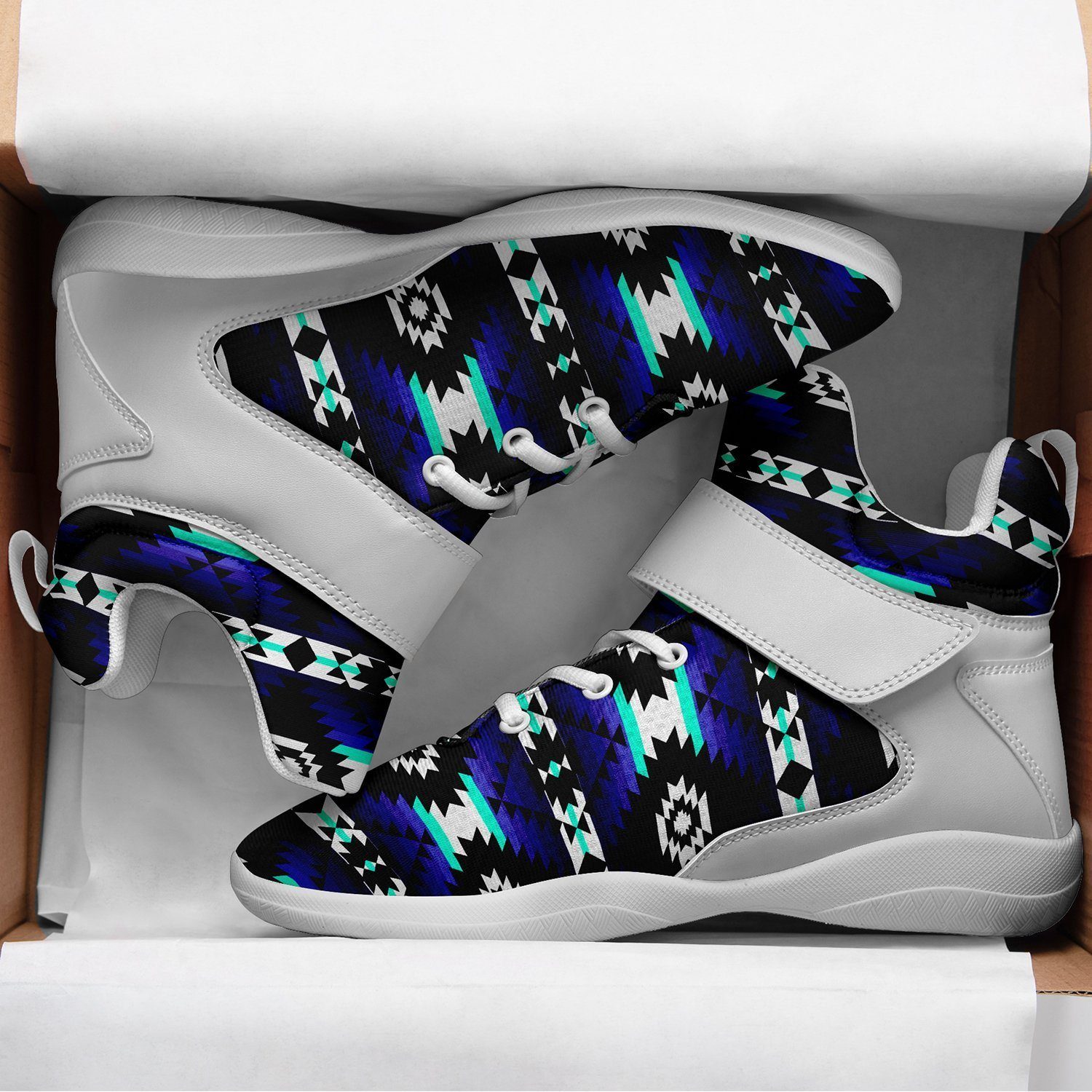 Cree Confederacy Midnight Kid's Ipottaa Basketball / Sport High Top Shoes 49 Dzine