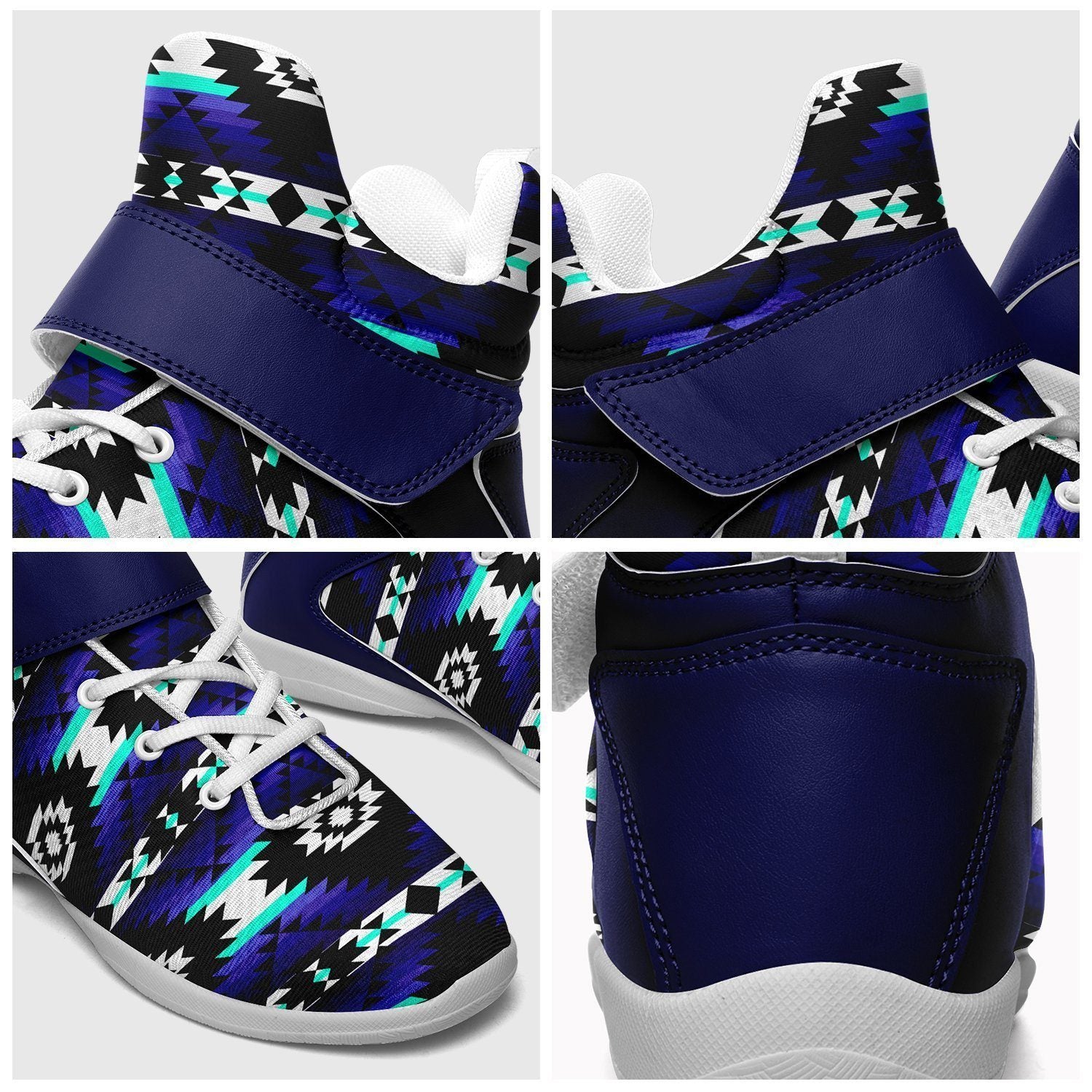 Cree Confederacy Midnight Kid's Ipottaa Basketball / Sport High Top Shoes 49 Dzine