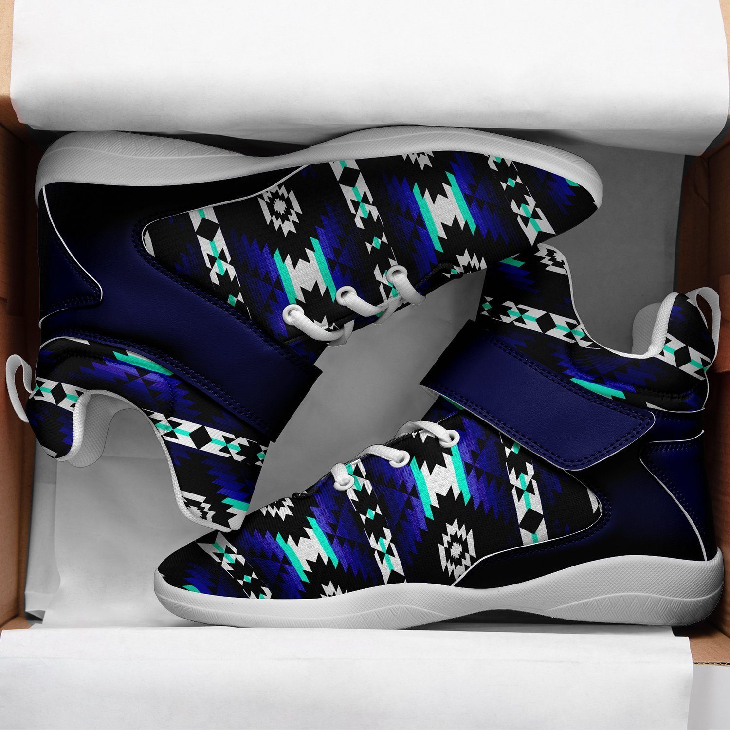 Cree Confederacy Midnight Kid's Ipottaa Basketball / Sport High Top Shoes 49 Dzine