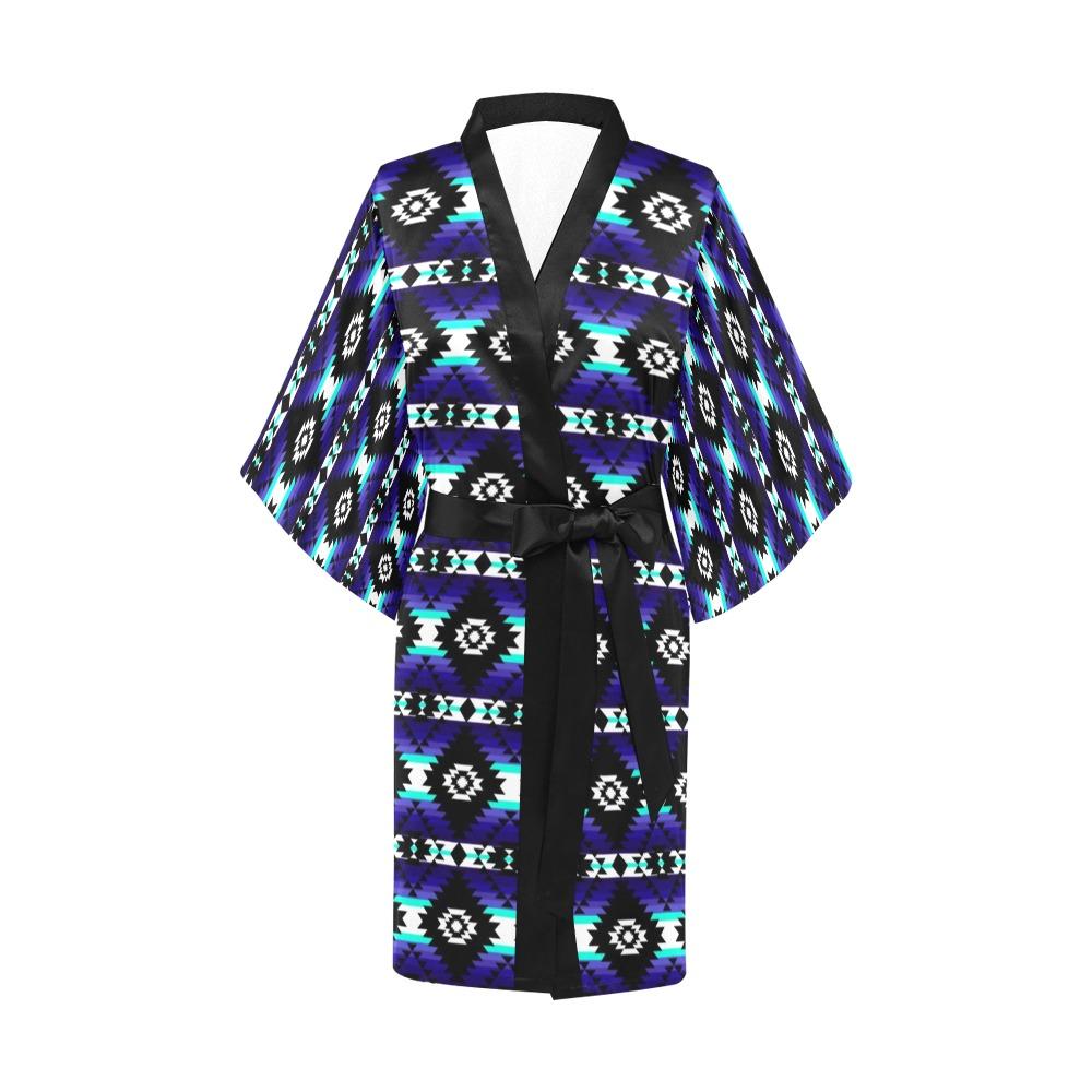 Cree Confederacy Midnight Kimono Robe Artsadd